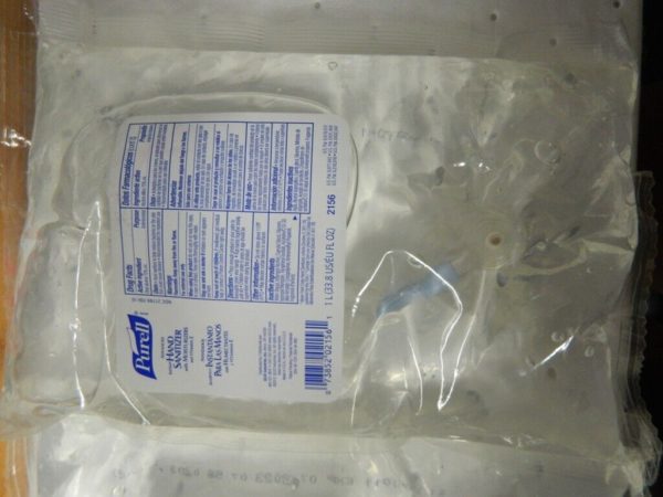 Purell Advanced Ethyl Alcohol Hand Sanitizer 1000 mL Refill Bag QTY 3
