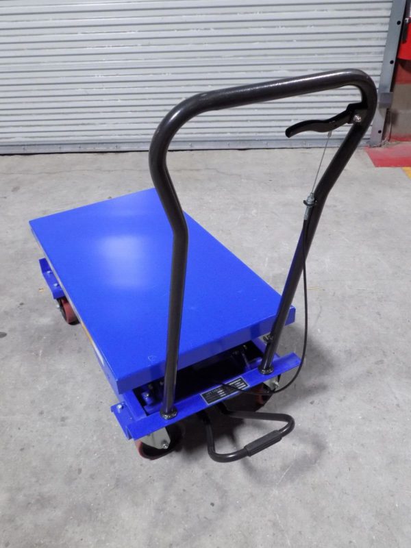 WorkSmart Hydraulic Scissor Lift Cart 1750 lb Capacity 36" x 20" Platform