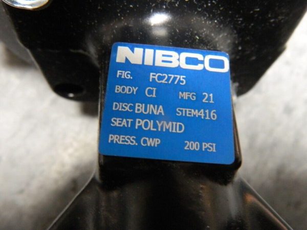 NIBCO NLFF55L FC-2775-5 Flat Face Butterfly Valve