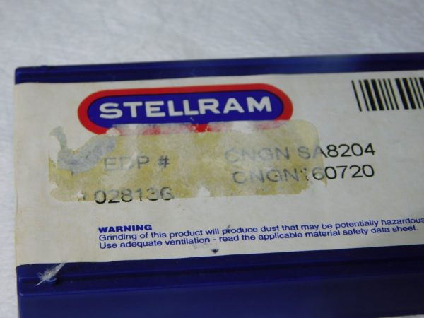 Stellram Ceramic Turning Inserts CNGN160720 Qty 10 CNGNSA8204