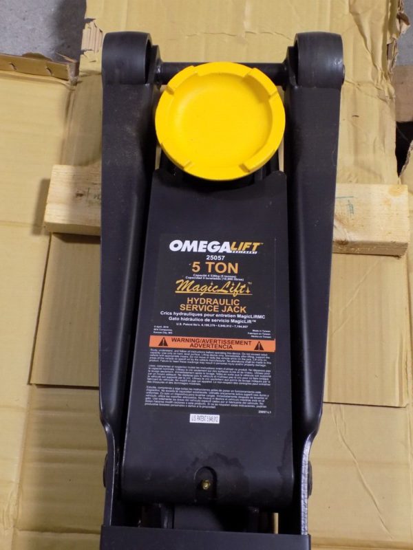 Omega 25057 Magic Lift Hydraulic Service Jack 5 Ton Load Capacity