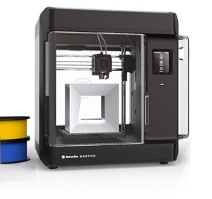 MakerBot Sketch Single 3D Desktop Printer w/3 PLA Filament Spools 900-0053A