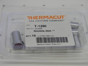 Thermacut Plasma Cutter Nozzle 30AMP Rating For Use w/ PT-23 QTY 10 Torch 33368