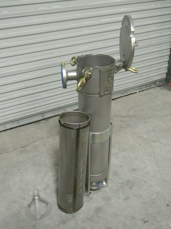 Parker Single Bag Filter Housing Vessel 316L Stainless Steel 160 gpm 6LFB12-2F