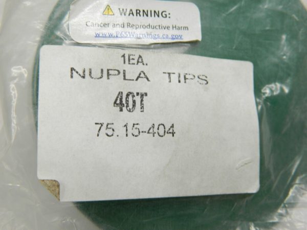NUPLA Green Color Replaceable Face 4" Face Diameter, Vinyl Face Material 15404