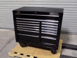 Proto Roller Cabinet Tool Box 14 Drawer 41" x 22" x 38" JSTV4239RD14 Damaged