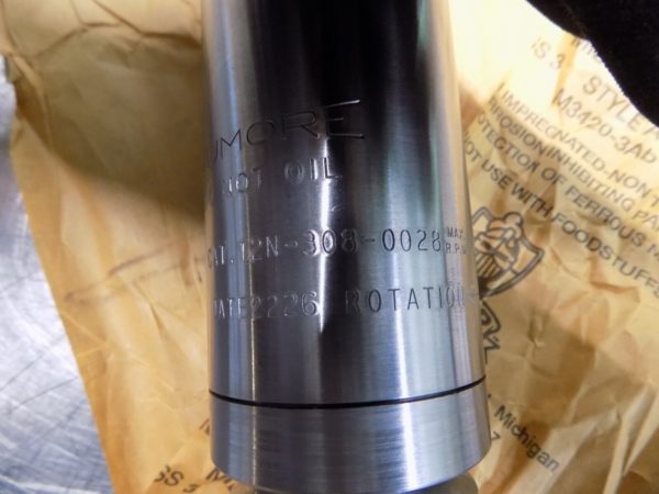Dumore 8" Internal Spindle for Series 12 / 25 Tool Post Grinder 799-0028