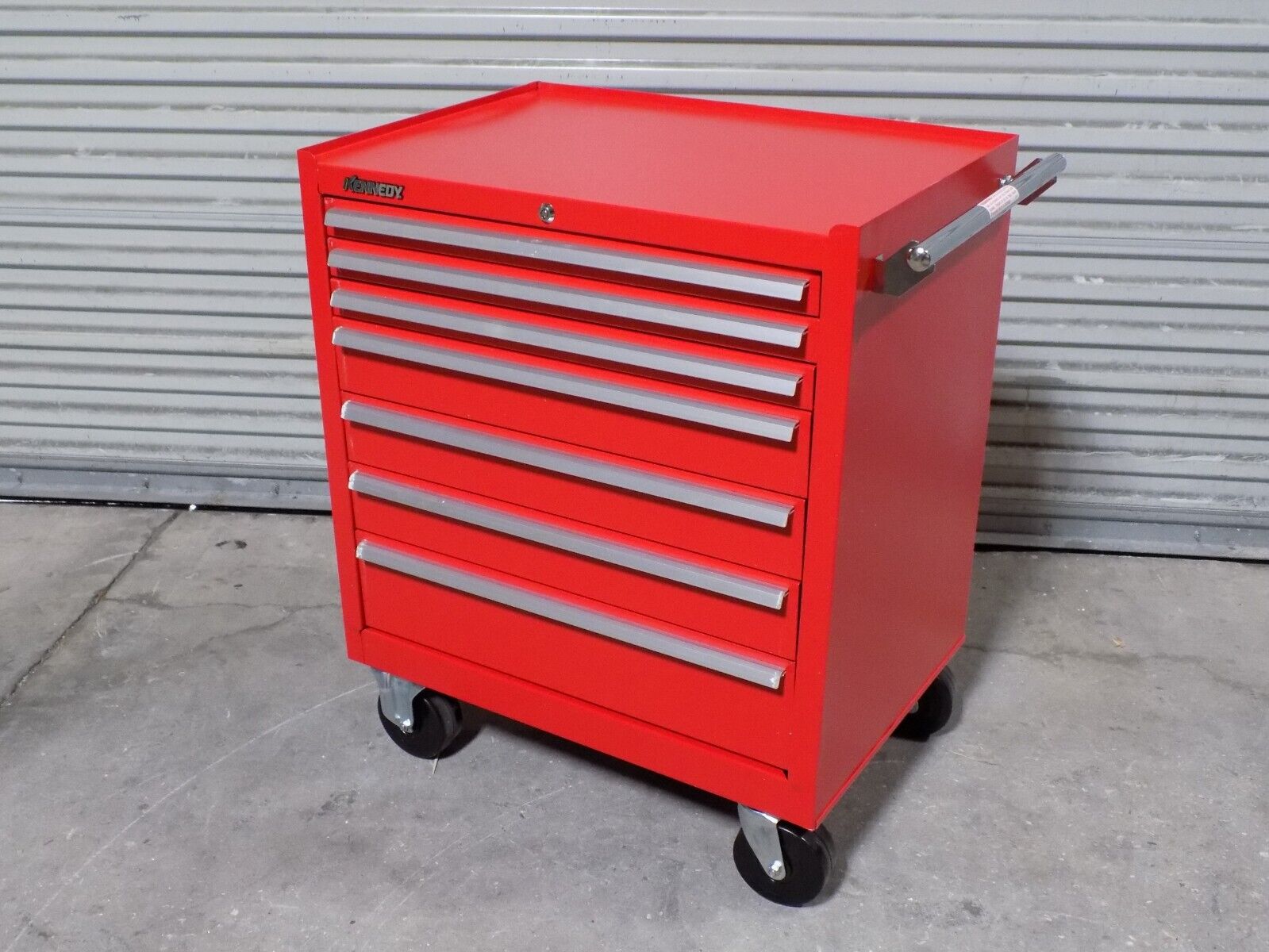 Kennedy Red Drawer Roller Cabinet, 27W X 18D X 35H 277XR 99-010-278, Kennedy  Drawer Rolling Tool Chest