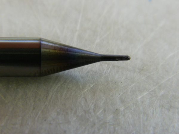 Seco Ball End Mill: 0.0394" Dia 0.0295" LOC 2 Flute Solid Carbide 33069