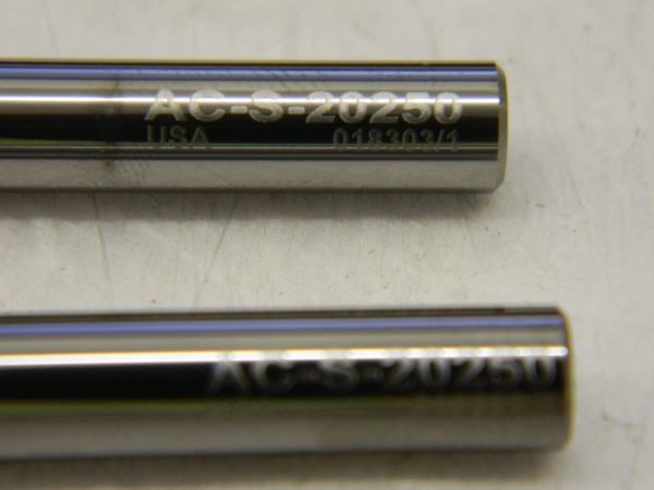 Dura-Mill carbide end mill lot of 2 AC-S-20250 82498