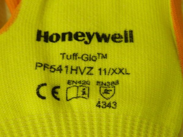 Honeywell Sperian Tuff Glo Cut Resistant Gloves Sz 11 XXL 12-Pair PF541HVZ-XXL