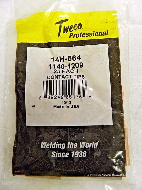 Tweco Heavy Duty Contact Tips 0.078" Wire Size Qty. 25 #14H-564