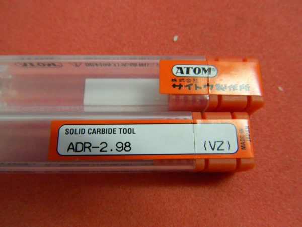 Atom Precision 2.98mm X 25mm X 50mm Carbide Atom Micro Drill ADR-0298