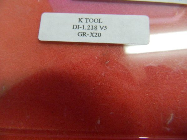 K-Tool DI-1218 X20 Carbide Insert For DS 113 126S Qty. 6