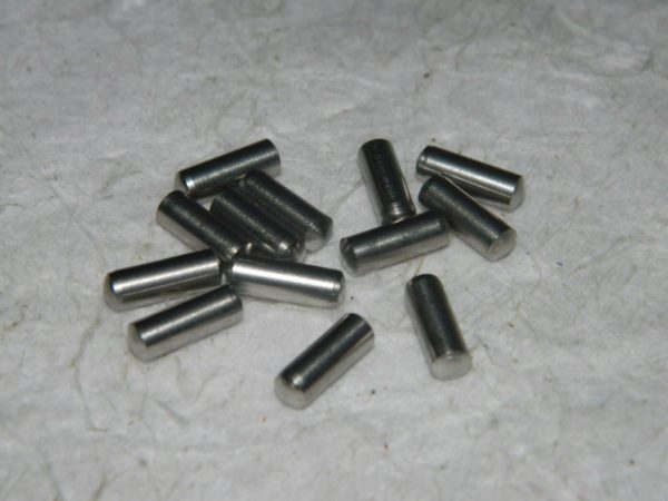 Electro Hardware Dowel Pins 4 mm Diam 12 mm L. Grade 416 Approx 95 Pack 41851916