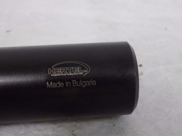 Hertel Indexable Grooving Toolholder1" Shank Dia 20mm Max DOC 8" OAL RH 2000845