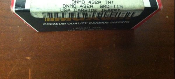 Maxum DNMO432A TNT TiN Carbide Turning Inserts Qty. 10