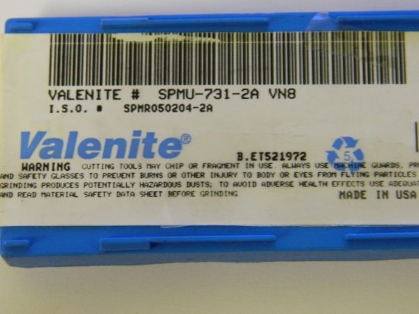 Valenite SPMU-731-2A VN8 Carbide Inserts Qty. 10 USA