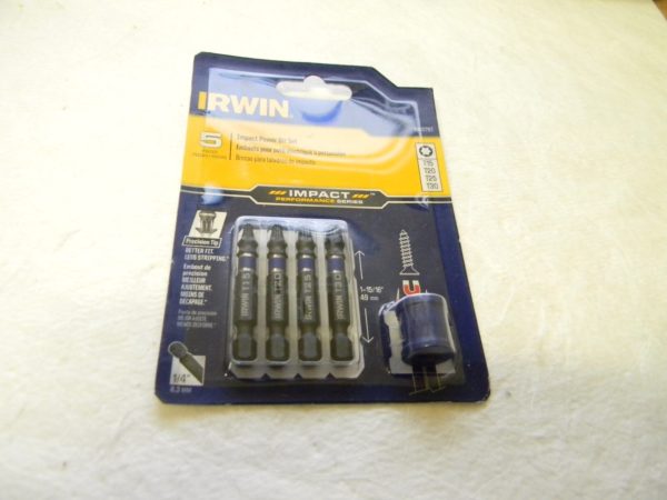 Irwin 5 Piece Torx Tip Power Screwdiver Bit Set 1903761