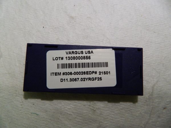 Vardex Carb Grooving Inserts 5Pk D11.3067.02YRGF25 21501