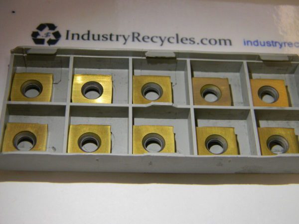 Hertel Snhx-1204t HC225m Carbide Milling Inserts, Box of 10