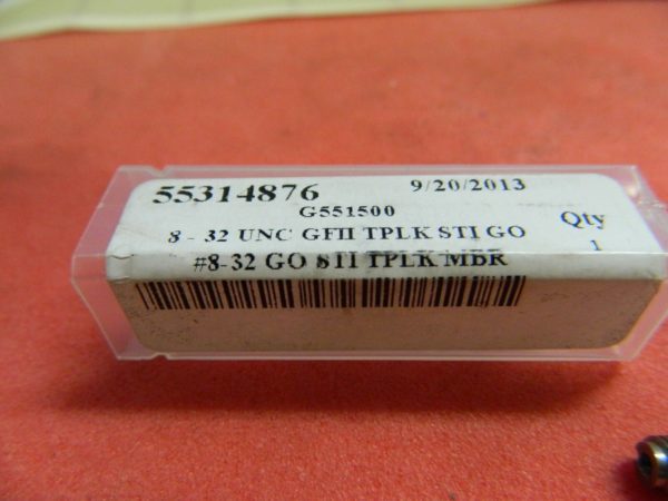 GF Gage #G551500 Single 8-32 UNC Plug Thread Insert Go Gage