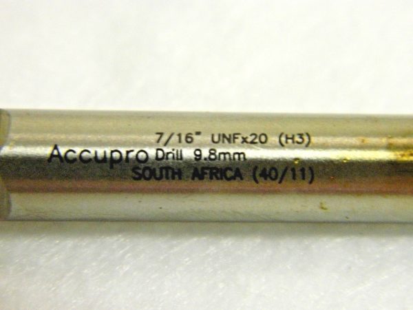 Accupro Spiral Point Taps Vanadium HSS 7/16-20 UNF H3 3FL Qty. 3 #87155776