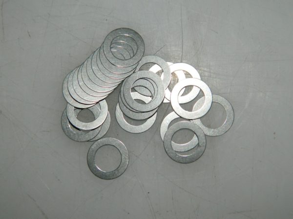 Gibraltar Round Shims 50Pk 0.014" Thick 0.313-0.318" In 0.495-0.505" OD 73842791