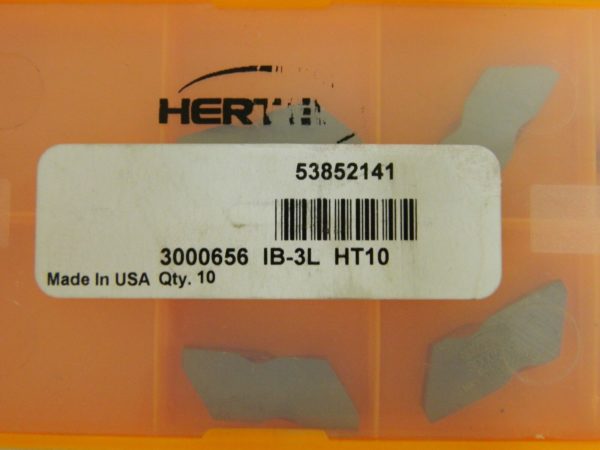 Hertel Carbide Notch Grooving Inserts 6 Pack IB-3L HT10 53852141