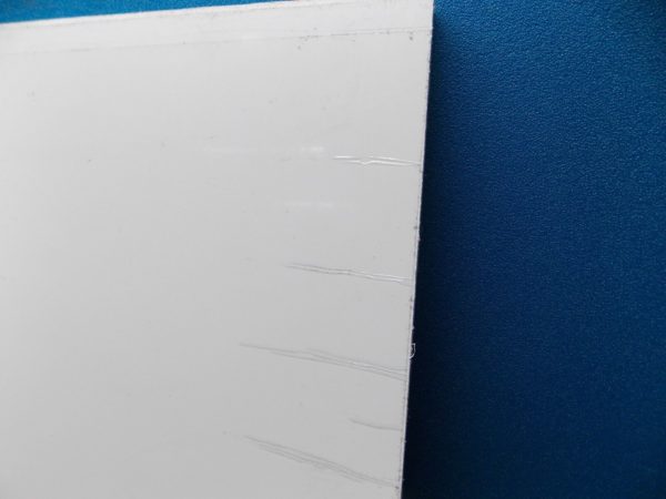Professional Polypropylene Plastic Sheet 24" x 24" x 1/2" White