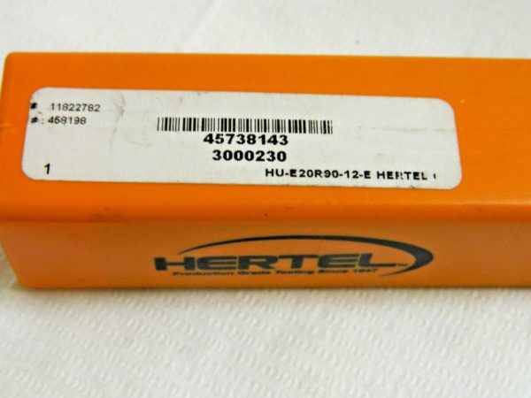 Hertel Indexable Grooving Cutoff Toolholder 3/4" x 3/4" HU-E20R90-12-E 3000230