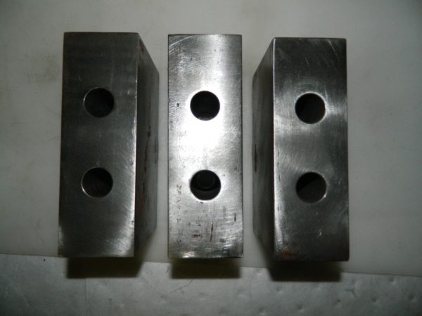 Pro Steel Flat Jaws 3 Pack 6" Length 4" Height TG-10403F