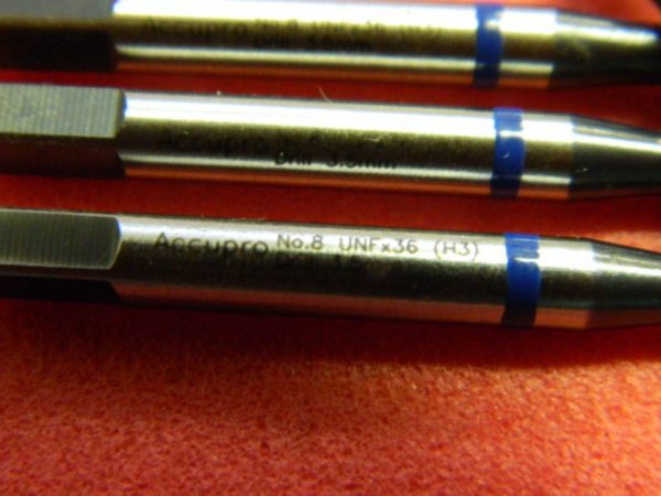Accupro Spiral Flute Taps 8-36 HSSe H3 3FL 1 Lot of 5 #62009956