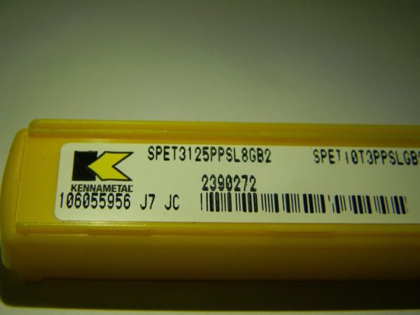 Kennametal SPET3125PPSL8GB2 Grade KC520M Milling Inserts Qty. 5 2390272