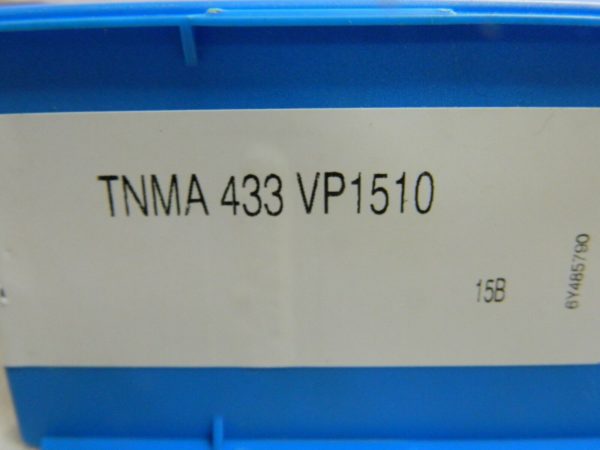 Valenite Carbide Inserts Grade VP1510 Qty. 10 TNMA433