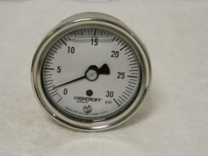 Ashcroft Pressure Gauge 2-1/2" Dial 1/4 Thread 0-30 Scale Range 94903
