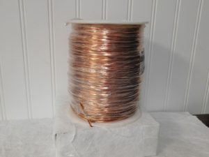 Copper 14 Gage 0.0641" Diameter x 1,200' Long Bare Copper Bus Bar Wire 73225864