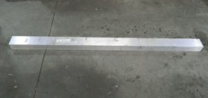 Pro Aluminum Rectangular Bar 71-7/8" Long 4" Wide 3" Thick Alloy 6061 05207741