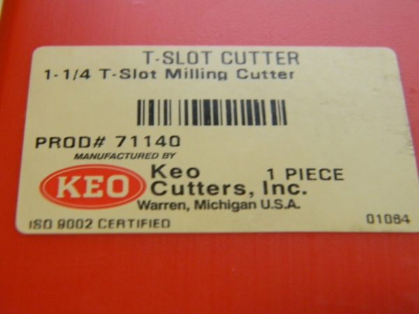 Keo Cutters 1-1/4" High-Speed Steel T-Slot Milling Cutter 71140