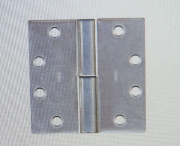 Stanley 4-1/2" x 4-1/2" RH 304 Stainless Steel Full Mortise Hinges Qty 2 834366