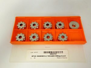 Hertel Carbide Milling Inserts RPNX2006M8EN-L7 Grade HC540M Qty 9 6004761