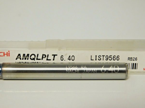 Nachi Carbide MQL Pilot Hole Drill Coolant Thru 6.40mm 140º AMQPLT L9566