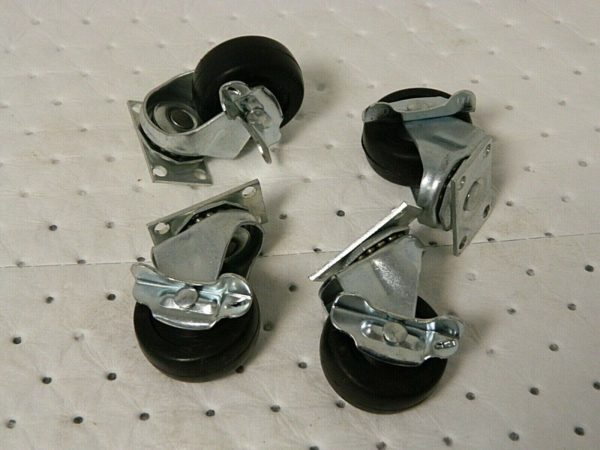 E.R. Wagner Top Plate Mount Swivel Caster 2"x13/16"x2-5/8" QTY 4 9F4852004000292