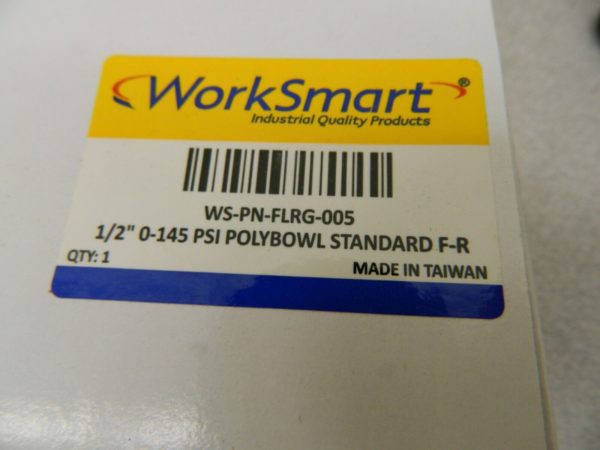 WorkSmart 1/2" NPT Port Standard 1Pc Filter/Regulator FRL Unit WS-PN-FLRG-005