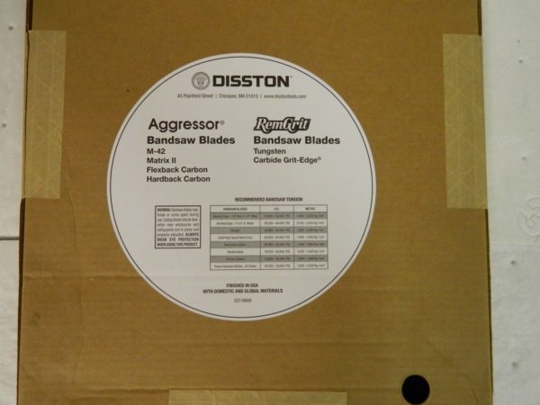 Disston Carbon Steel Welded Band Saw Blades 8' 5" Length Qty 2 14 TPI E1939