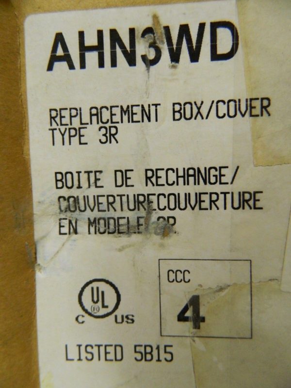 Cooper Wiring Devices Steel Pushbutton Switch Enclosure AHN3WD