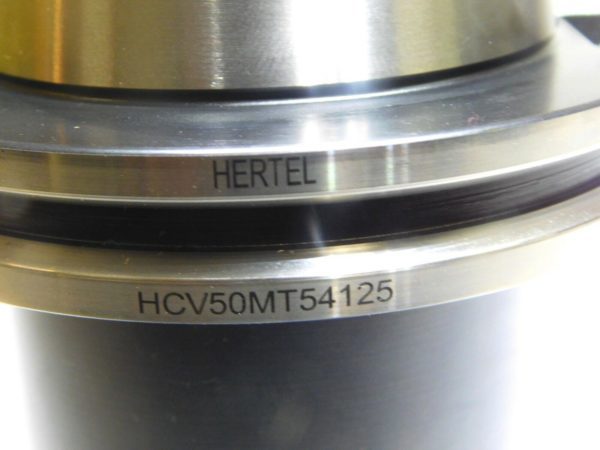 Hertel CAT50 Taper Shank Reducing Adapter V-Flange x 5MT HCV50MT54125