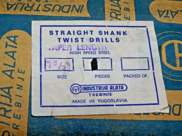 Industrija Alata Taper Length Drill Bit Straight Shank HSS 1-5/32" 01401108