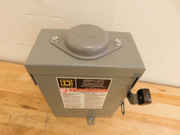 Square D General Duty Safety Switch 3R 2 Pole 30A 120/240V D211NRB