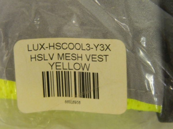 OccuNomix High Visibility Standard Vest Size 3XL LUX-HSCOOL3-Y3X